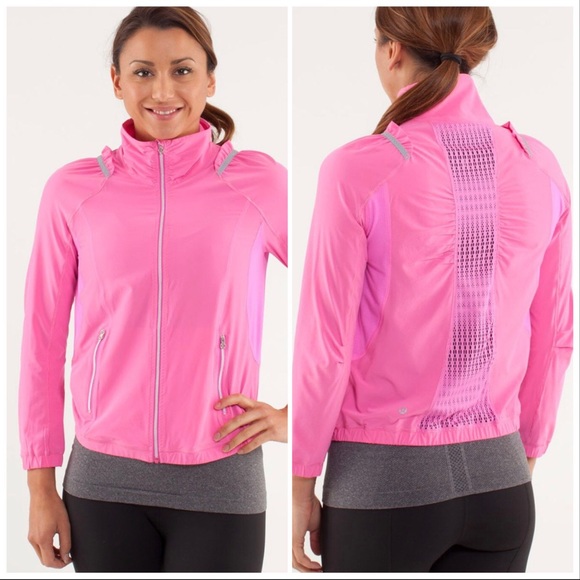 lululemon athletica Jackets & Blazers - Lululemon Run: Nada Jacket
Pow Pink Light SZ 2